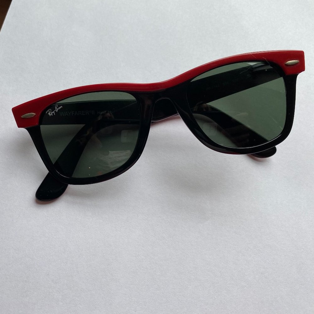 Rare Red and Black Ray-ban Wayfarers